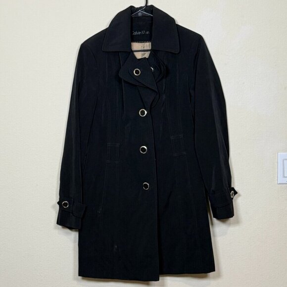 Calvin Klein Jackets & Blazers - Calvin Klein trench coat jacket Sz M WOMEN USA